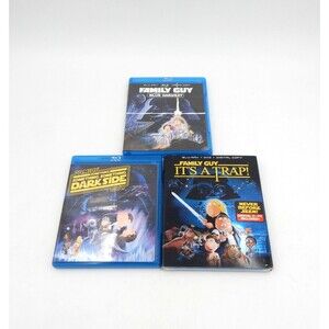Family Guy Star Wars Trilogy Lot Blu-Ray Blue Harvest, Dark Side, It's a Trap